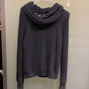 Dark green cowl-neck BP. sweater